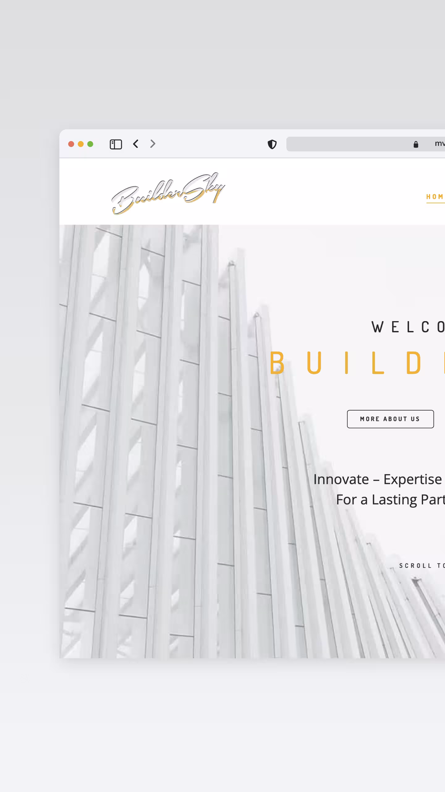 Construction Services Website