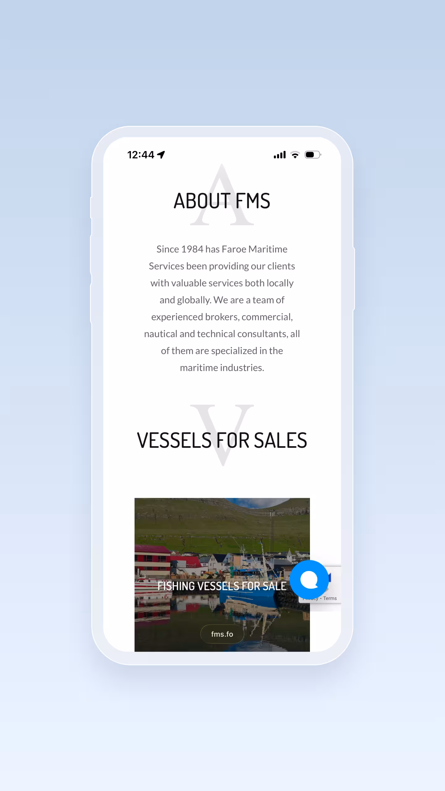 faroe-maritime project screenshot